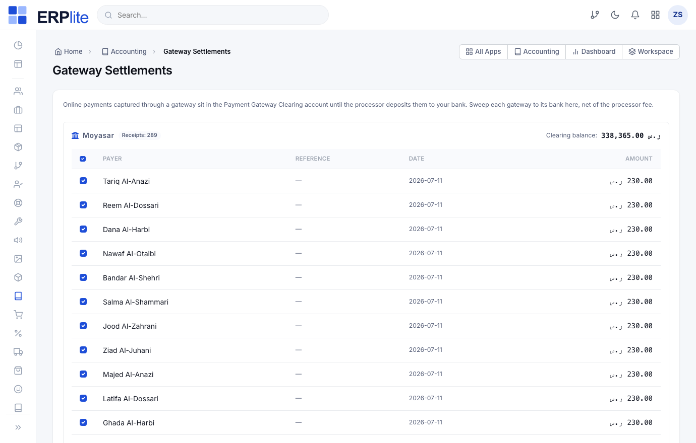 Accounting › Gateway Settlements